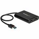 StarTech.com USB to Dual DisplayPort Adapter - 4K 60Hz - USB 3.0 5Gbps - USB Dual Monitor Adapter - Dual DisplayPort Adapter - D