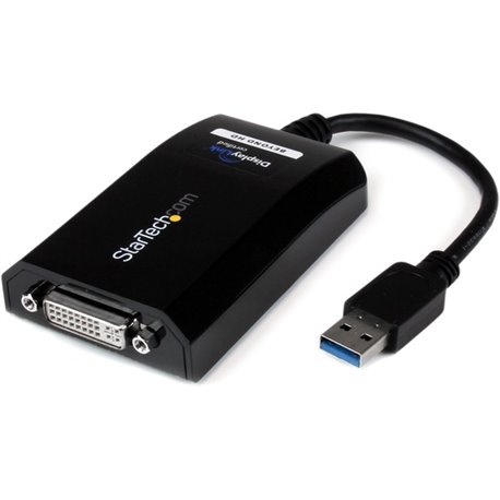 StarTech.com USB 3.0 to DVI External Video Card Multi Monitor Adapter - 2048x1152 - Connect a DVI display through SuperSpeed USB