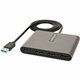 StarTech.com USB 3.0 to 4 HDMI Adapter, External Graphics Card, 1080p, USB Type-A to Quad HDMI Monitor Display Adapter/Converter