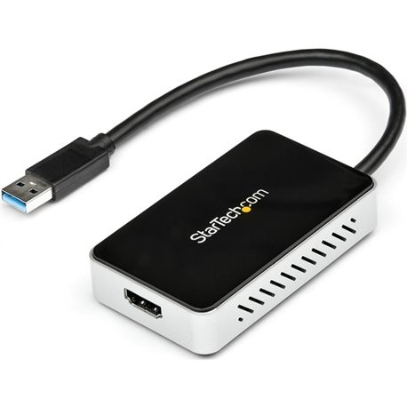 StarTech.com USB 3.0 to HDMI External Video Card Multi Monitor Adapter with 1-Port USB Hub - 1920x1200 / 1080p - Connect an HDMI