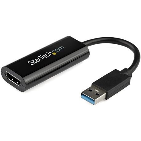 StarTech.com USB 3.0 to HDMI Adapter, 1080p Slim USB to HDMI Display Adapter Converter for Monitor, External Graphics Card, Wind