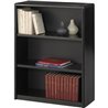 Safco ValueMate Bookcase - 31.8" x 13.5" x 41" - 3 x Shelf(ves) - Black - Steel, Fiberboard, Plastic - Assembly Required