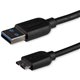 StarTech.com 3m (10ft) Slim SuperSpeed USB 3.0 (5Gbps) A to Micro B Cable - M/M - Position your USB 3.0 Micro devices near your 