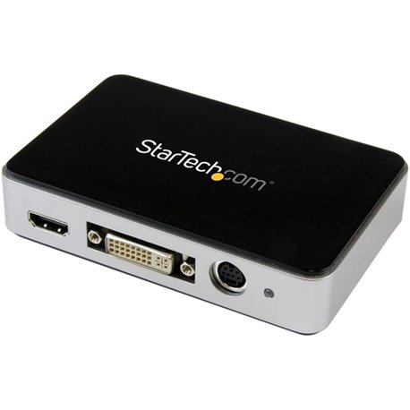 StarTech.com USB 3.0 Video Capture Device - HDMI / DVI / VGA / Component HD Video Recorder - 1080p 60fps - Capture High-Definiti