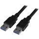 StarTech.com 3m 10 ft USB 3.0 (5Gbps) Cable - A to A - M/M - Long USB 3.0 Cable - USB 3.2 Gen 1 - Connect USB 3.0 USB-A devices 