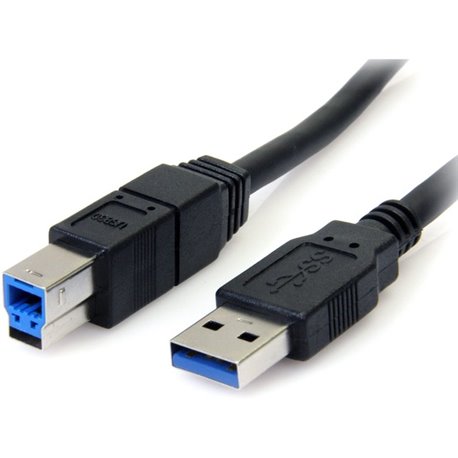 StarTech.com 10 ft Black SuperSpeed USB 3.0 (5Gbps) Cable A to B - M/M - Connect to your external solutions and transfer data at