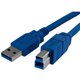 StarTech.com SuperSpeed USB 3.0 (5Gbps) Cable A to B - USB 3.0 A (M) to USB 3.0 B (M) - 480 MBytes/s or 4.8 Gbps - 3 ft - Our 3f