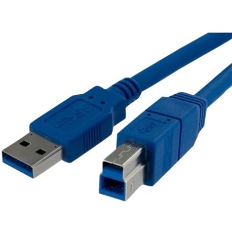 StarTech.com SuperSpeed USB 3.0 (5Gbps) Cable A to B - USB 3.0 A (M) to USB 3.0 B (M) - 480 MBytes/s or 4.8 Gbps - 3 ft - Our 3f