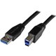 StarTech.com 5m 15 ft Active USB 3.0 (5Gbps) USB-A to USB-B Cable - M/M - USB A to B Cable - USB 3.2 Gen 1 - Connect USB 3.0 dev