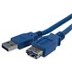 StarTech.com 1m Blue SuperSpeed USB 3.0 (5Gbps) Extension Cable A to A - M/F - Extend your SuperSpeed USB 3.0 cable by up to an 