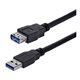 StarTech.com 1m Black SuperSpeed USB 3.0 (5Gbps) Extension Cable A to A - M/F - Extend your SuperSpeed USB 3.0 cable by up to an