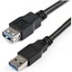 StarTech.com 2m Black SuperSpeed USB 3.0 (5Gbps) Extension Cable A to A - M/F - Extend your SuperSpeed USB 3.0 cable by up to an