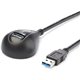 StarTech.com 5 ft Black Desktop SuperSpeed USB 3.0 (5Gbps) Extension Cable - A to A M/F - Extend a USB 3.0 port from the back of