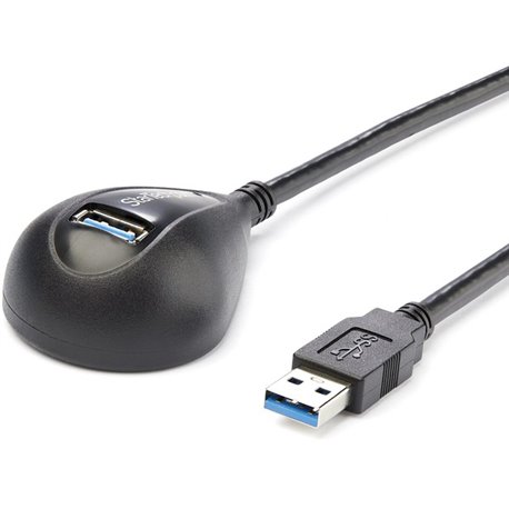 StarTech.com 5 ft Black Desktop SuperSpeed USB 3.0 (5Gbps) Extension Cable - A to A M/F - Extend a USB 3.0 port from the back of