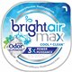 Bright Air Max Scented Gel Odor Eliminator - Gel - 8 oz - Cool Clean - 1 Each - Odor Neutralizer, Phthalate-free, Paraben-free, 