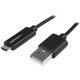 StarTech.com 1m 3 ft Micro-USB Cable with LED Charging Light - M/M - USB to Micro USB Cable - Know when your Micro-USB mobile de