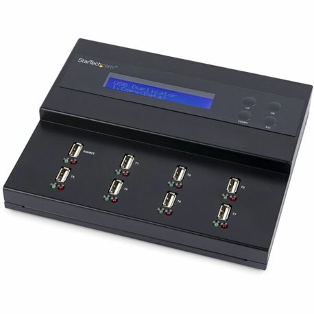 StarTech.com Standalone 1 to 7 USB Thumb Drive Duplicator/Eraser, Multiple USB Flash Drive Copier/Cloner, Sector-by-Sector Copy,