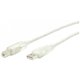 StarTech.com Clear USB 2.0 Cable - Connect USB 2.0 peripherals to your computer - 6ft usb cable - 6ft a to b usb cable - 6ft usb