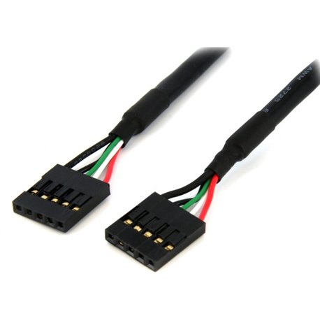 StarTech.com 24in Internal 5 pin USB IDC Motherboard Header Cable F/F - Connect a front panel USB hub or card reader directly to