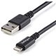 StarTech.com 3m (10ft) Long Black Apple� 8-pin Lightning Connector to USB Cable for iPhone / iPod / iPad - Charge and Sync your 