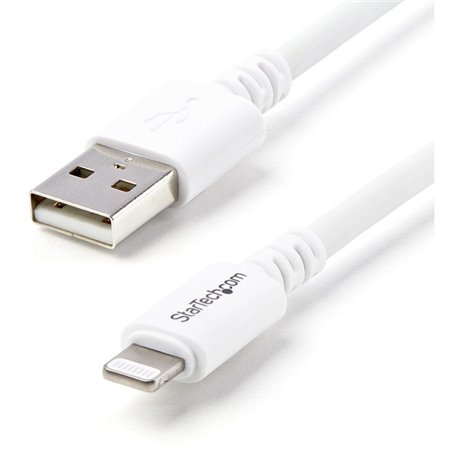 StarTech.com 3m (10ft) Long White Apple� 8-pin Lightning Connector to USB Cable for iPhone / iPod / iPad - Charge and Sync your 