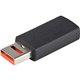 StarTech.com Secure Charging USB Data Blocker Adapter, Male/Female USB-A Data Blocking Charge/Power-Only Charging Adapter for Ph