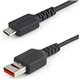 StarTech.com 3ft (1m) Secure Charging Cable, USB-A to Micro USB Data Blocker Charge-Only Cable, Charger Adapter Cable for Phone/