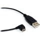 StarTech.com 1 ft Micro USB Cable - A to Right Angle Micro B - Charge and sync Micro USB devices, even in tight spaces - 1ft usb