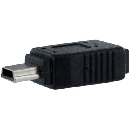 StarTech.com Micro USB to Mini USB Adapter F/M - Use a Micro USB cable or power charger with older Mini USB devices. - micro usb