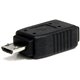 StarTech.com USB 2.0 Adapter - Micro USB (M) - Mini USB (F) - USB 2.0 -Adapter - Allows the use of older Mini USB cables with ne