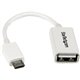 StarTech.com 5in White Micro USB to USB OTG Host Adapter M/F - Connect your USB On-The-Go capable tablet computer or Smartphone 