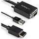 StarTech.com 2m VGA to HDMI Converter Cable with USB Audio Support - 1080p Analog to Digital Video Adapter Cable - Male VGA to M