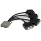 StarTech.com VHDCI to Quad DVI Splitter Breakout Cable - VHDCI (M) to 4x DVI-D (F) - Connect 4 DVI-D displays to your VHDCI vide