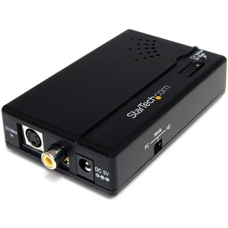 StarTech.com Composite and S-Video to HDMI� Converter with Audio - Convert a Composite or S-Video Signal and the Accompanying Au