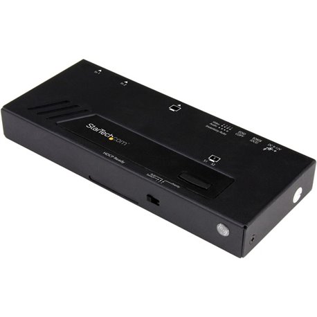 StarTech.com 2-Port HDMI Automatic Video Switch - 4K 2x1 HDMI Switch with Fast Switching, Auto-Sensing and Serial Control - Swit