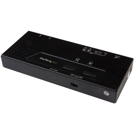 StarTech.com 2x2 HDMI Matrix Switch - 4K with Fast Switching, Auto-Sensing and Serial Control - Automatically switch between two