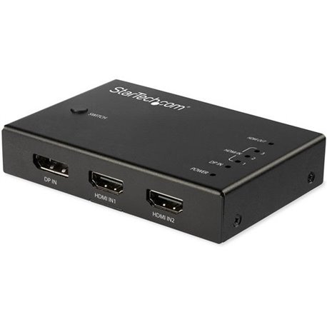 StarTech.com 4 Port HDMI Video Switch - 3x HDMI & 1x DisplayPort - 4K 60Hz - Multi Port HDMI Switch Box w/ Automatic Switcher (V