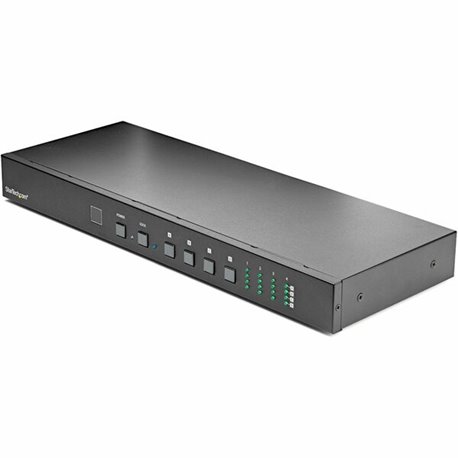 StarTech.com 4x4 HDMI Matrix Switch with Audio and Ethernet Control - 4K 60Hz - HDMI Switcher Box - Rack Mountable - With Remote