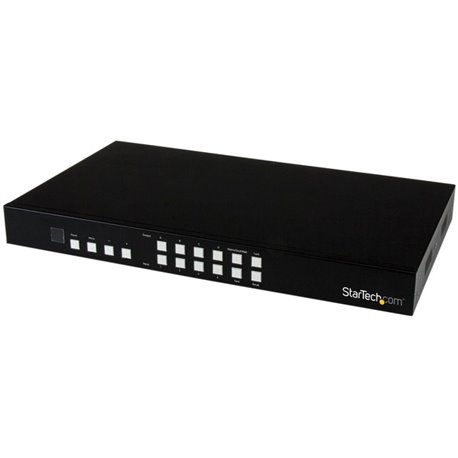 StarTech.com 4x4 HDMI Matrix Switch with Picture-and-Picture Multiviewer or Video Wall - Share and switch four distinct HDMI aud