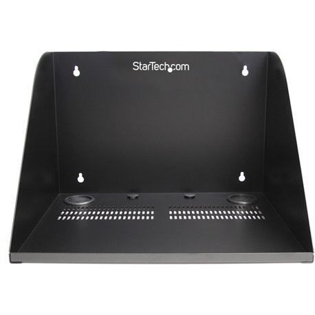 StarTech.com 17in Deep Vented Server Room Equipment Wall Mount Shelf - Wallmount and store your non-rackmount server, networking