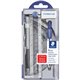 Staedtler Compass Math Set - 9 Piece(s) - Blue - 1 Set