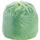 Stout EcoSafe Trash Bags - 30 gal Capacity - 30" Width x 39" Length - 1.10 mil (28 Micron) Thickness - Green - Plastic - 48/Cart