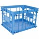 Storex Storage Crate - External Dimensions: 14.3" Width x 17.3" Depth x 11.2" Height - Stackable - Assorted - For File, Classroo