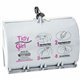 Stout Tidy Girl Feminine Hygiene Bags Dispenser - 1 Each - Smoke Gray - ABS Resin