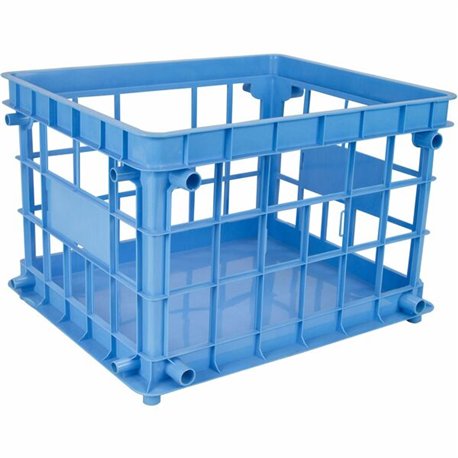 Storex Storage Crate - External Dimensions: 14.3" Width x 17.3" Depth x 11.2" Height - Stackable - Assorted - For File, Classroo