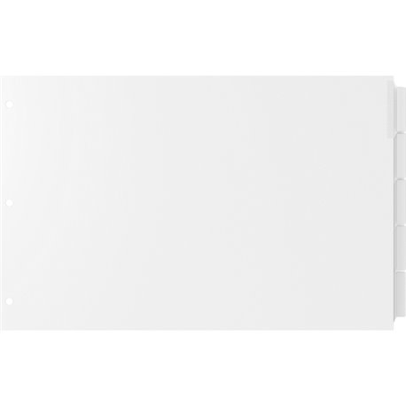 EasyFit 5-Tab Legal Size Index Dividers - 5 x Divider(s) - 5 Tab(s) - 5 Tab(s)/Set - 8.5" Divider Width x 14" Divider Length - L