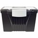 Storex Portable File Storage Box - External Dimensions: 14.5" Width x 10.5" Depth x 12"Height - Media Size Supported: Letter, Le