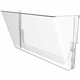 Storex Stacking Wall Pocket - 1 Pocket(s) - 7" Height x 4" Width16" Length - Stackable - Clear - Poly - 1 Each
