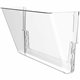 Storex Stacking Wall Pocket - 1 Pocket(s) - 7" Height x 4" Width13" Length - Stackable - Clear - Plastic - 1 Each