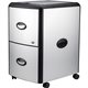 Storex Metal-clad Mobile Filing Cabinet - 19" x 15" x 23" for File - Letter - Vertical - Washable, Durable, Locking Drawer, Lock